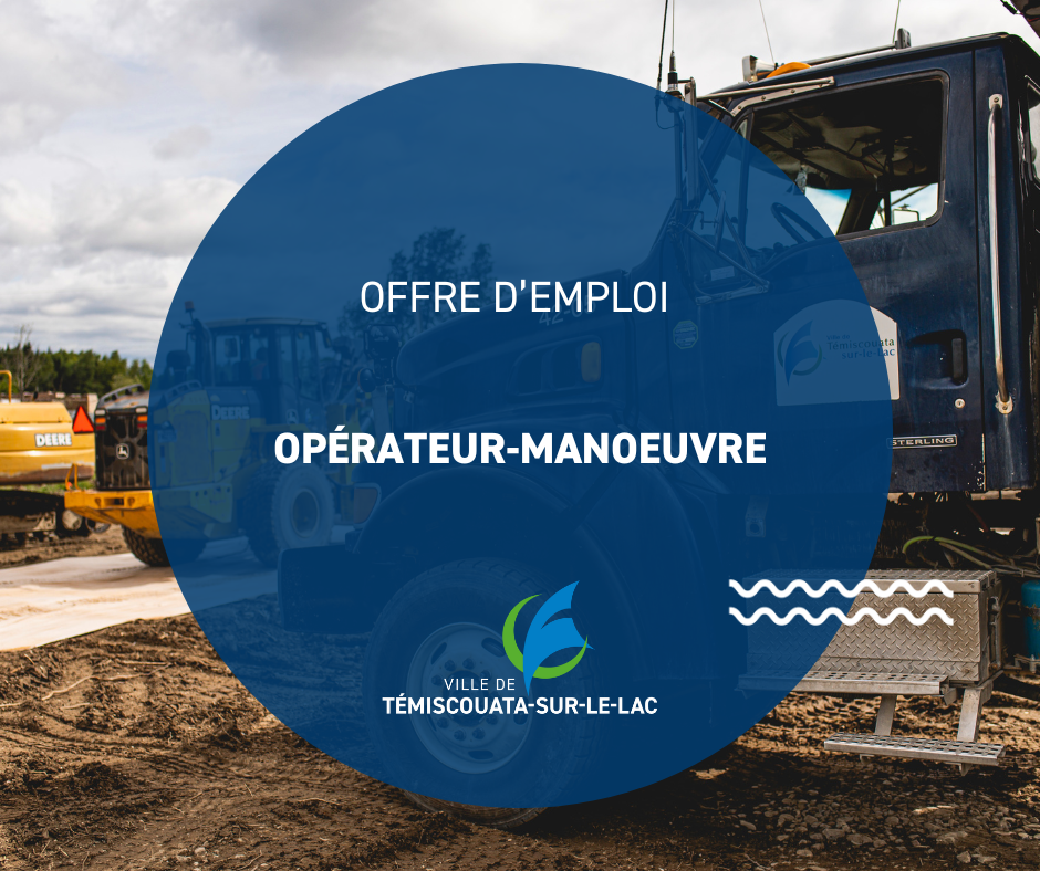 Offres d'emploi Ville de TémiscouatasurleLac